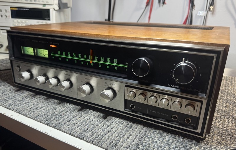 Kenwood KR-6200 Stereo Receiver (Serviced)
