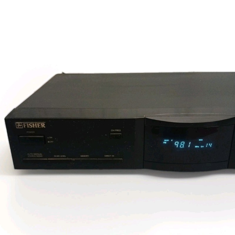 Fisher FM-9735 AM/FM Stereo Receiver Tested Works Black gallery