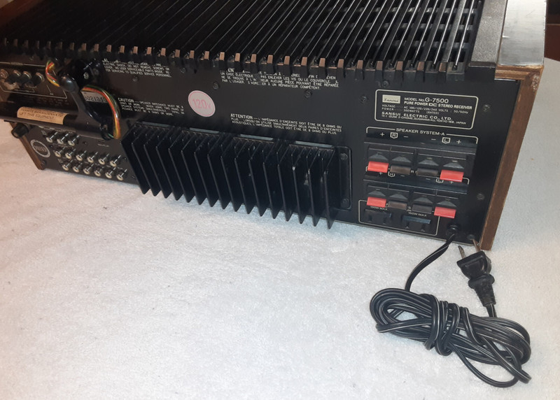 SANSUI G-7500 Vintage AM/FM Stereo Receiver 180 Watt Working Condition gallery
