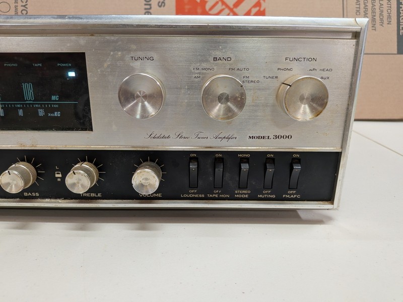 Vintage Sansui Model 3000, 45W AM/FM Multiplex Stereo Receiver Tuner Amplifier gallery