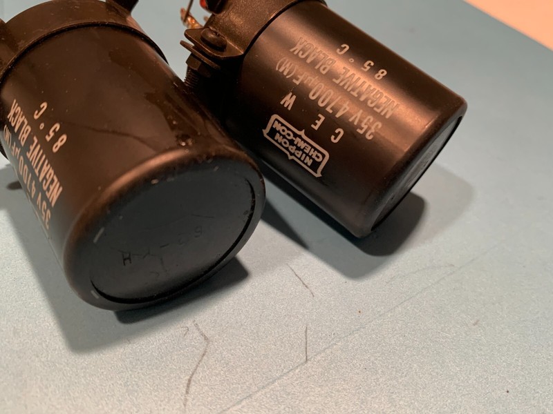 PIONEER SX-535 Stereo Receiver Parting Out Filter Capacitors (Pair) gallery