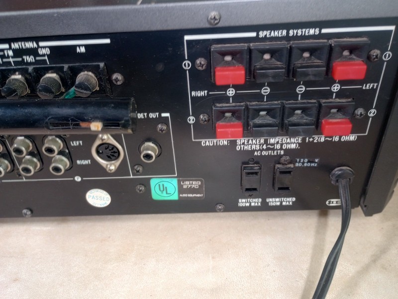 VINTAGE JVC JR-S300 RECEIVER WORKS GREAT VIDEO gallery