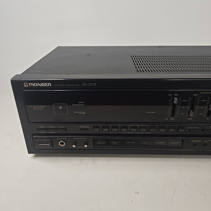 Vintage Pioneer SX-251R Stereo AM/FM Receiver (No Remote) gallery