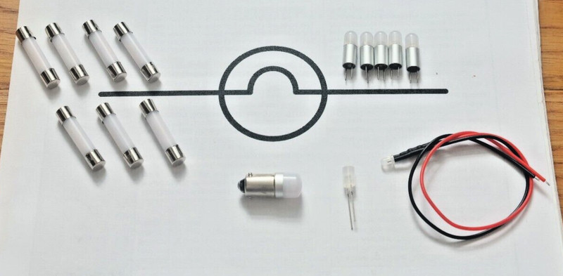 Marantz 115 TITANIUM upgrade bulbs lights LED lamps FULL Set kit