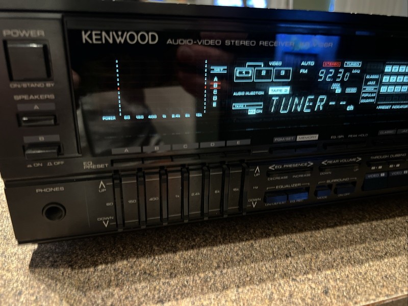 Kenwood KR-V126R a/v Stereo Receiver 125W Power House Vintage