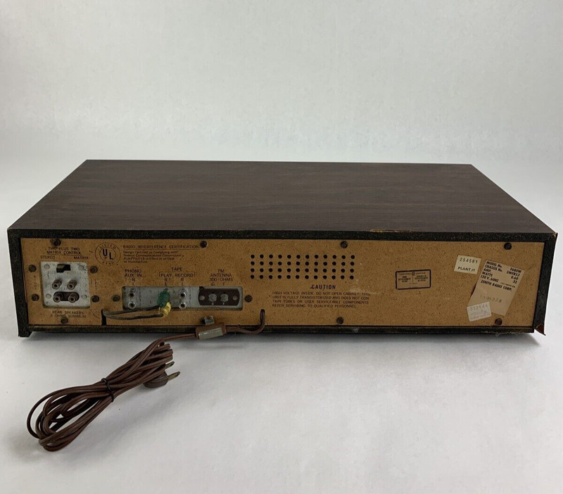 Zenith F680W Stereo 8 Eight Track Player Digilite Receiver For Parts and Repair gallery