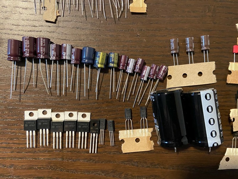 Pioneer SX-450 Complete Rebuild Kit High-Quality Receiver Recap Caps Transistors gallery