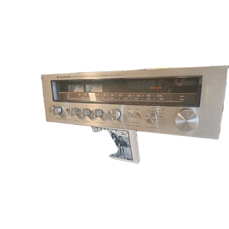 Vintage Kenwood KR-4070 AM/FM Stereo Receiver Perfect Working Condition 80 Watts