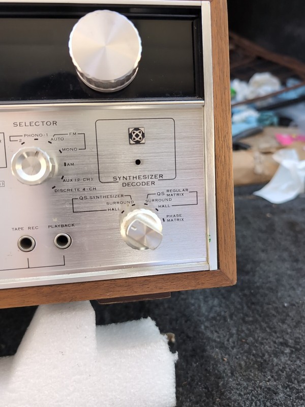 sansui receiver Vintage QRX 6500 For Parts Or Repair Please Read. gallery