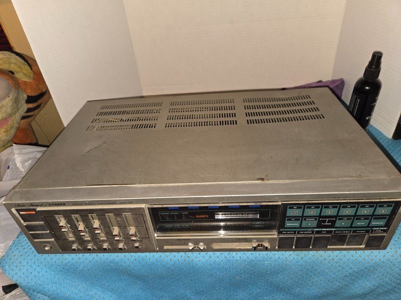 Fisher Stereo Synthesizer Receiver, Model RS-255, Made In JAPAN, AM/FM, Vintage
