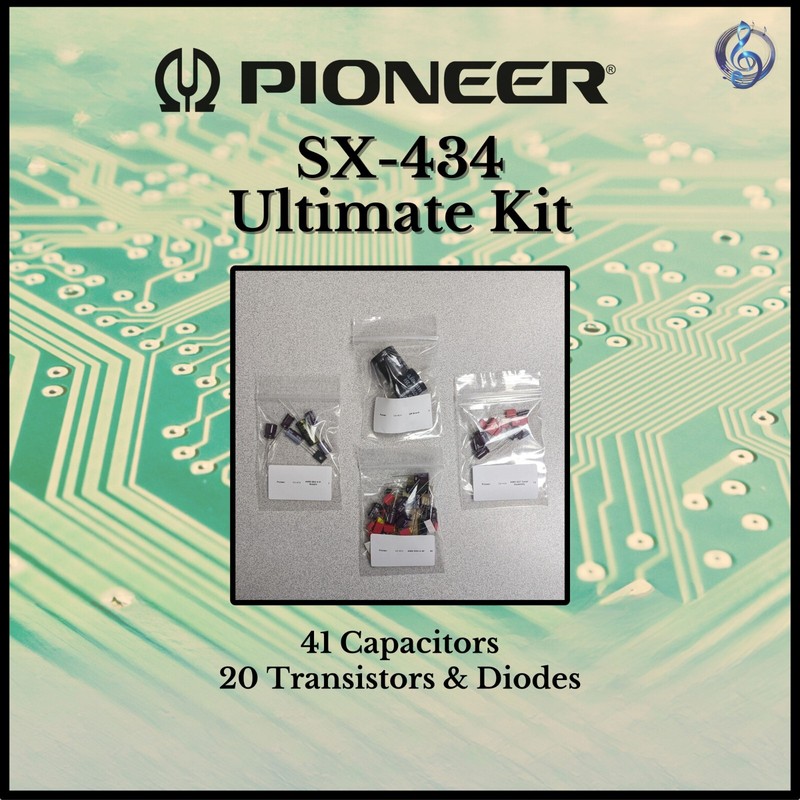 Pioneer SX-434 Receiver Ultimate Upgrade Kit Genuine Parts Restoration gallery