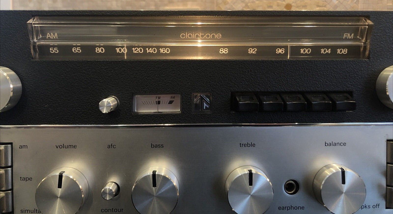 Clairtone T 114 Stereo AM/FM Stereo Receiver Manual Perfect Working Condition gallery