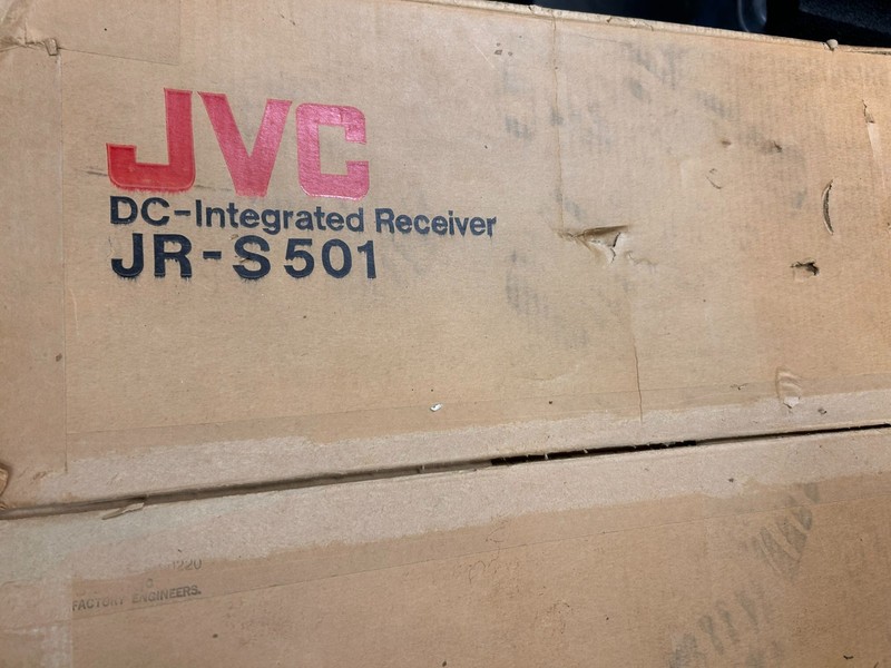 RARE Condition JVC JR-S501 Solid State Stereo Receiver, Unused Original Open Box