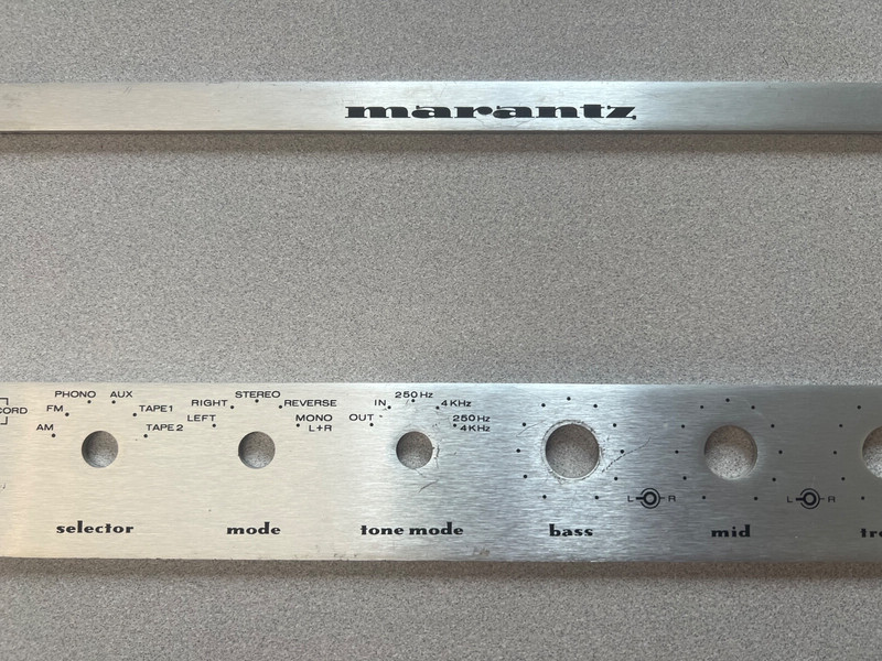 Original OEM Marantz 2325 Receiver Front Panel Faceplate gallery