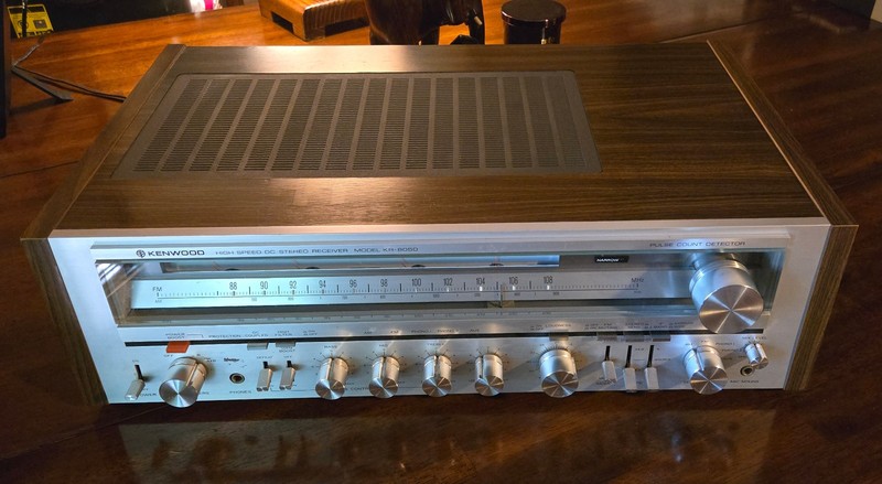 Kenwood KR-8050 Monster FM/AM Silver Vintage Stereo Receiver, Great Condition! gallery