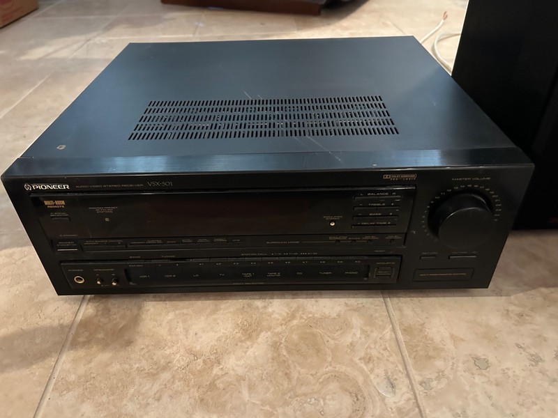 Pioneer Audio/Video stero receiver VSX-501 Dolby Surround Sound Vintage gallery