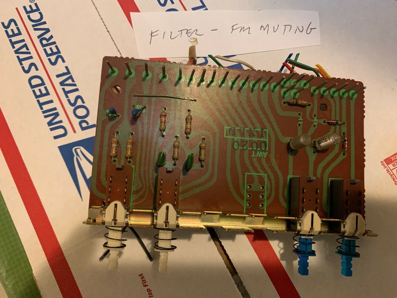 Pioneer SX-980 Stereo Receiver Parting Out Filter / FM Muting Switches