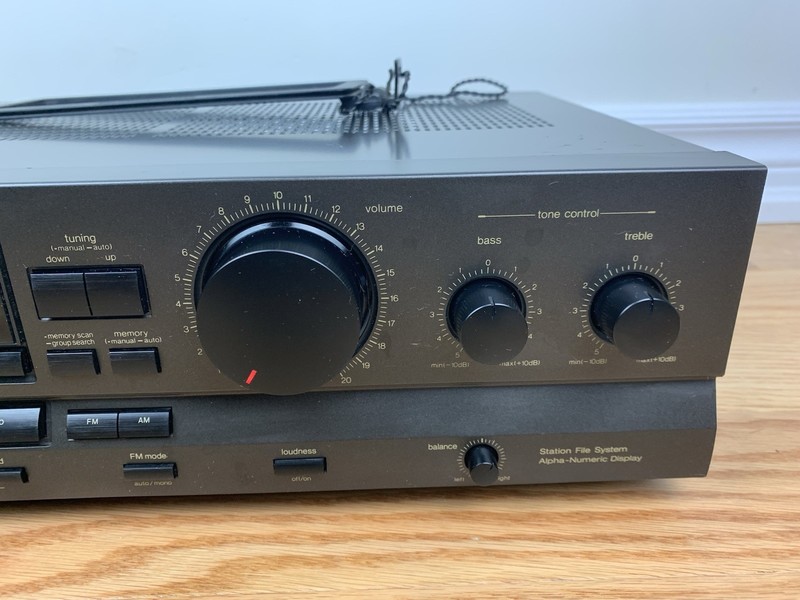 TECHNICS SA-GX100 40-wpc Quartz Synthesizer FM/AM Stereo Receiver 1990 JAPAN gallery