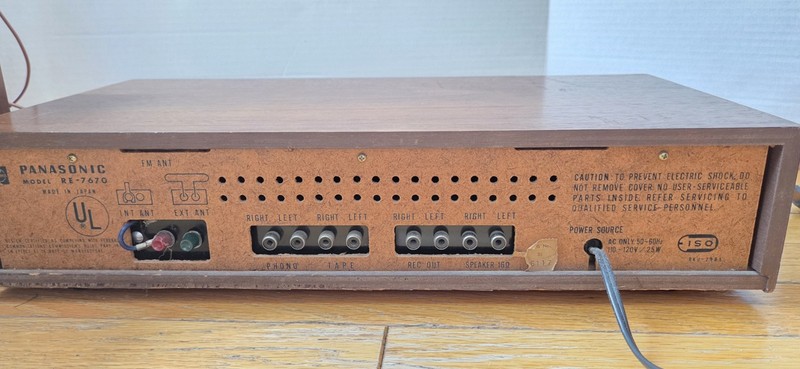 Panasonic RE-7670 Multiplex AM FM Stereo Radio Made In Japan VG TESTED gallery