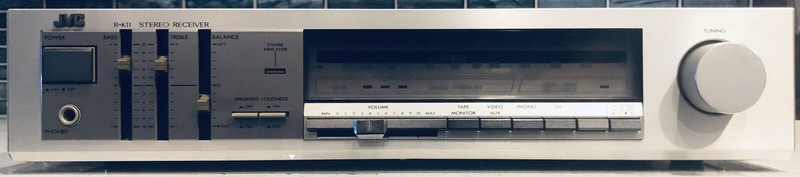 JVC R-K11 Digital Synthesizer Stereo Receiver Needs TLC Great Project!