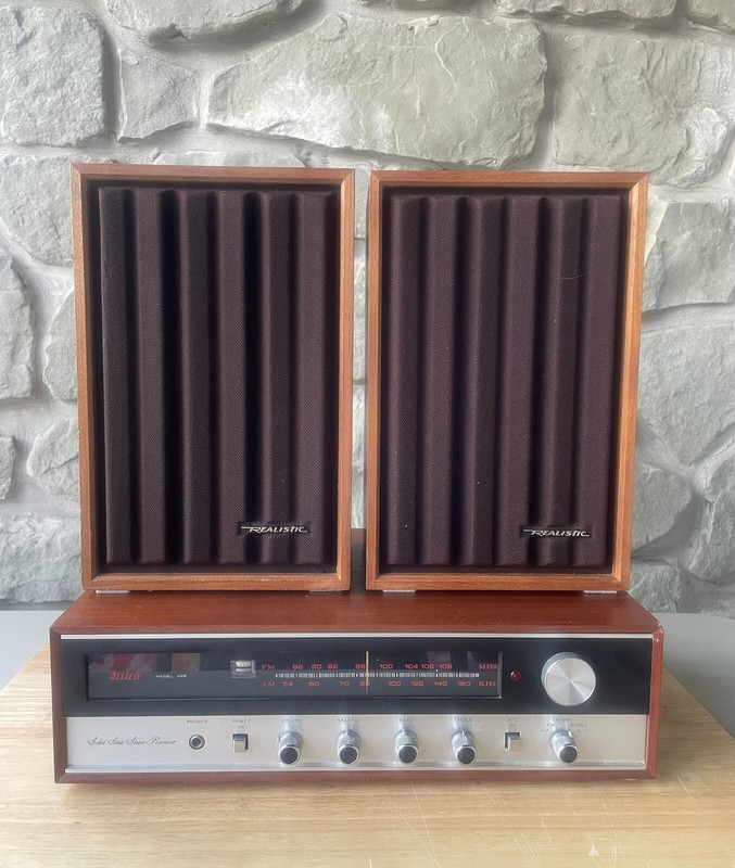 ALLIED / REALISTIC RECEIVER / SPEAKER COMBO
