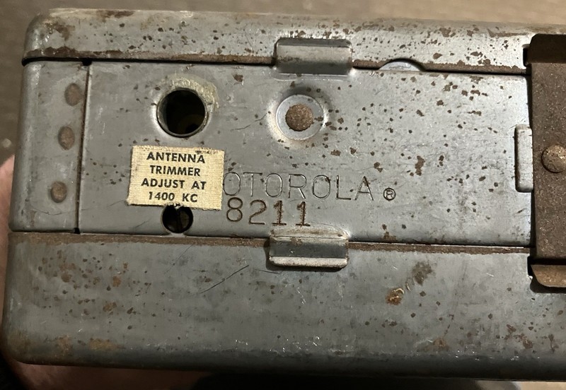 1952 Motorola HN2A Hudson Pacemaker, Wasp, Commodore, Hornet AM PB. Untested gallery