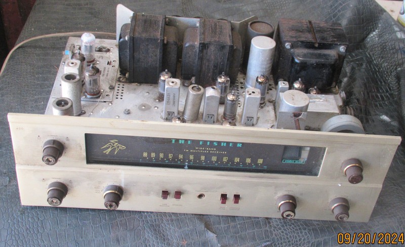 Fisher 400 FM Multiplex STEREO TUBE RECEIVER GOLD FACEPLATE