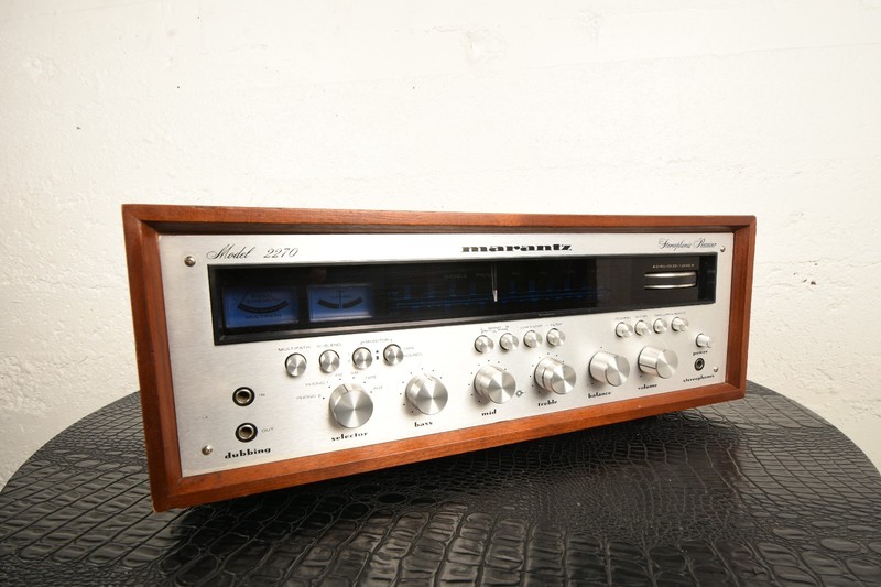 Serviced Marantz 2270 Stereophonic Stereo AM/FM Receiver Vintage Wood Case