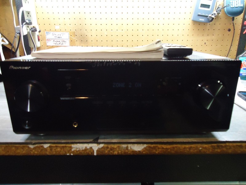 PIONEER VSX-1021-K AUDIO/VIDEO RECEIVER 7.1 CHANNEL REMOTE AND MANUAL