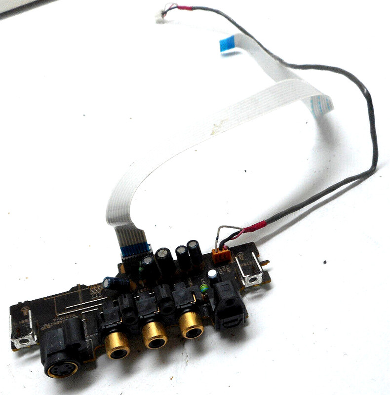 YAMAHA HTR-5660 RECEIVER - VIDEO AUX INPUT JACKS BOARD - PARTING OUT