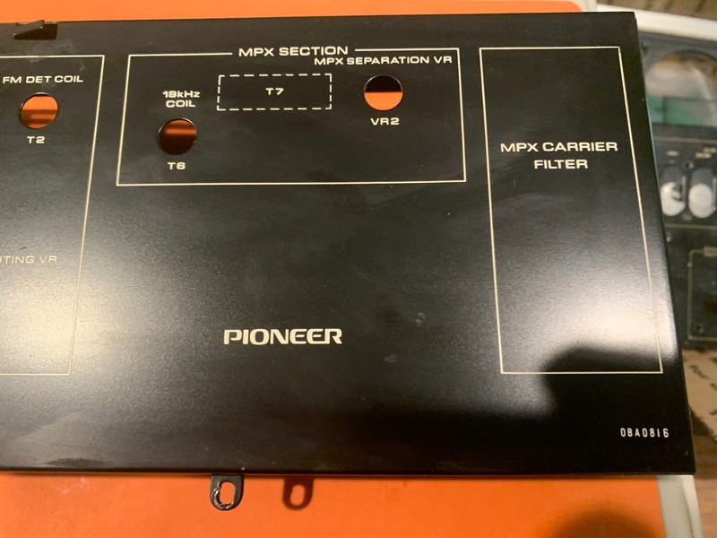 Pioneer SX-828 Vintage Stereo Receiver - AM FM Tuner Metal Cover gallery