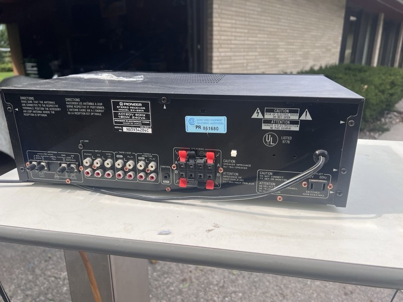 Vintage Pioneer SX-251R Stereo Receiver Audiophile Tested & Works gallery