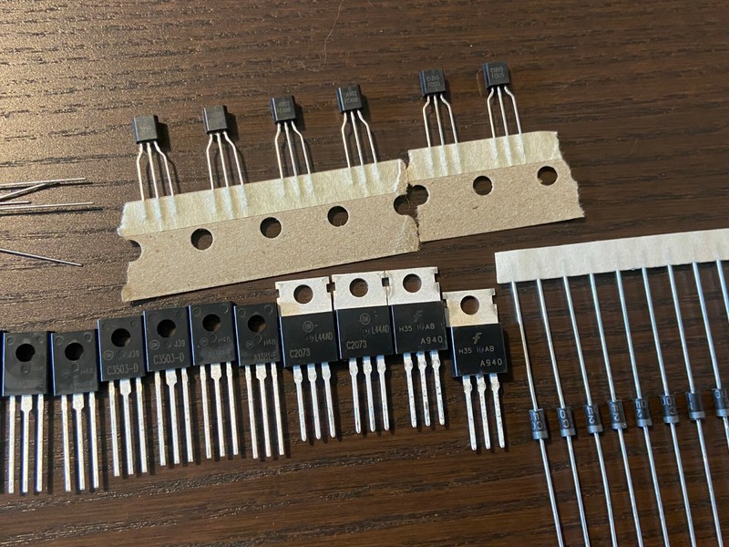 Pioneer SX-1250 Amp Board Rebuild Kit AWH-048 Recap & Repair Kit Complete! gallery