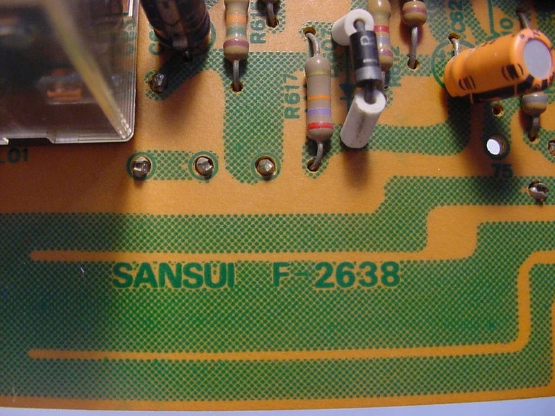 SANSUI QRX-9001 AM/FM QUAD RECEIVER PCB F-2638 (POWER SUPPLY CIRCUIT BOARD) gallery