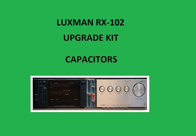 Stereo Receiver LUXMAN RX-102 Repair KIT - all capacitors