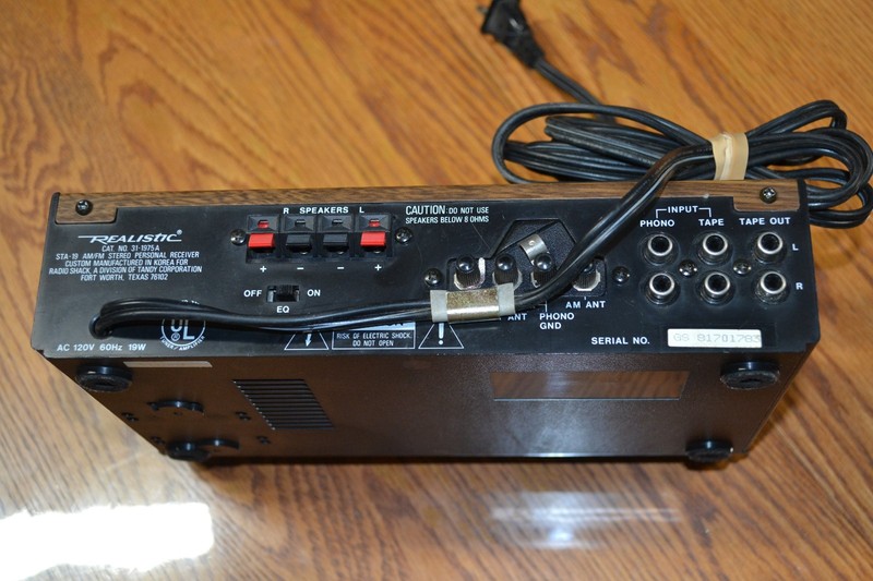 Realistic STA-19 stereo receiver gallery