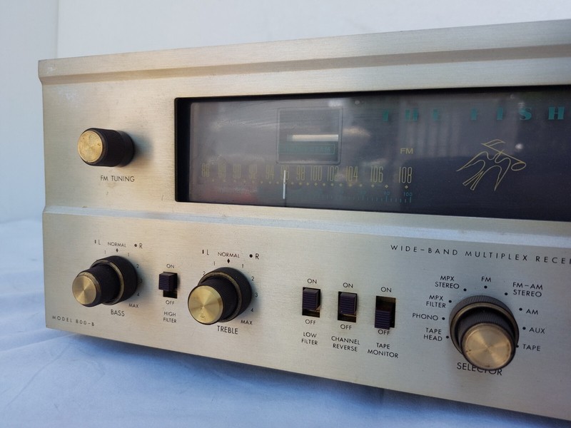 Vintage Fisher 800B Stereo Receiver in Very Good condition - all original gallery