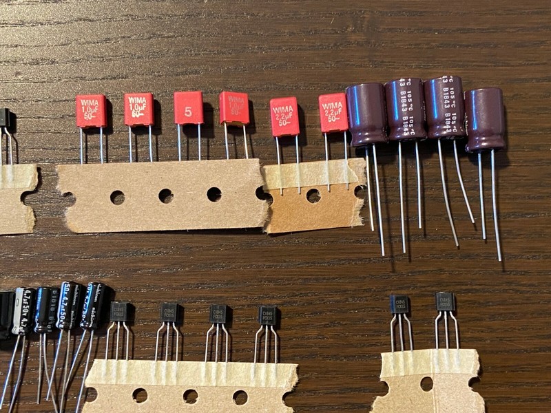 Pioneer SX-1050 Preamp Boards Rebuild Kit AWG-040 & AWG-041 Recap & Repair Kit gallery