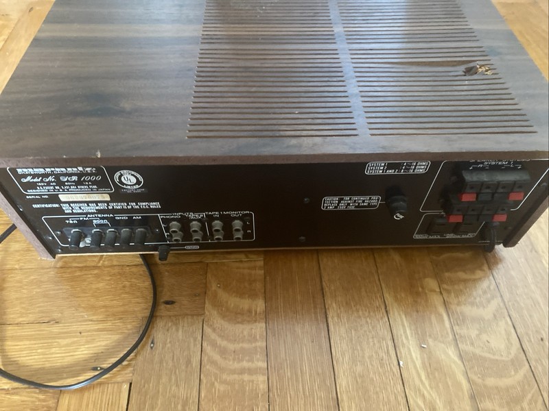 Marantz SR-1000 Stereo Receiver for Parts or Repair. gallery