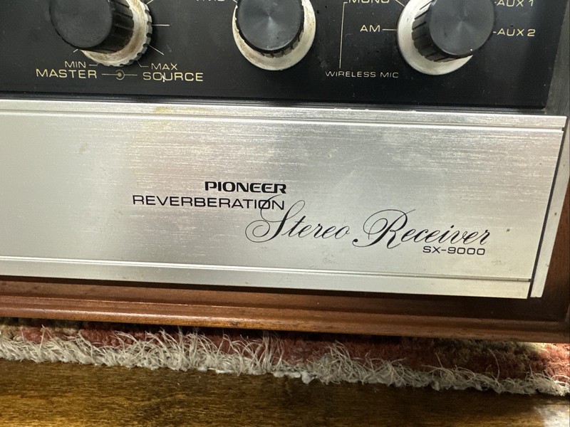 Vintage Pioneer Reverberation SX-9000 Stereo For Repair. Powers On. See Info gallery