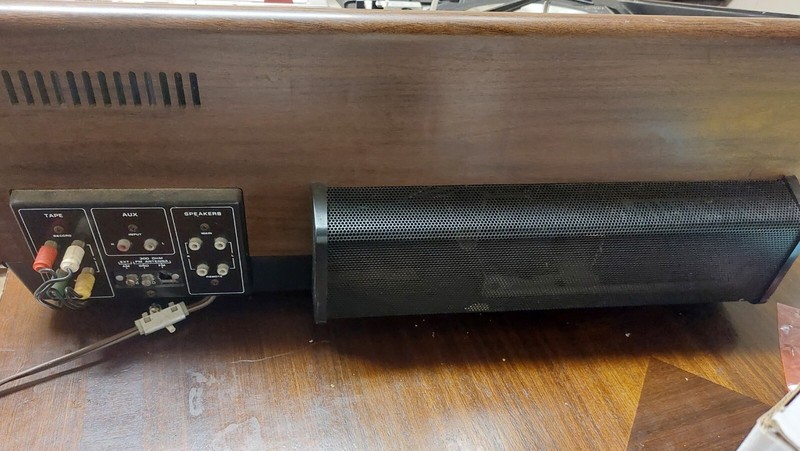 Zenith Allegro 'Wedge' JR596W- Sound System Turntable 8-Track TURNTABLE NOT... gallery