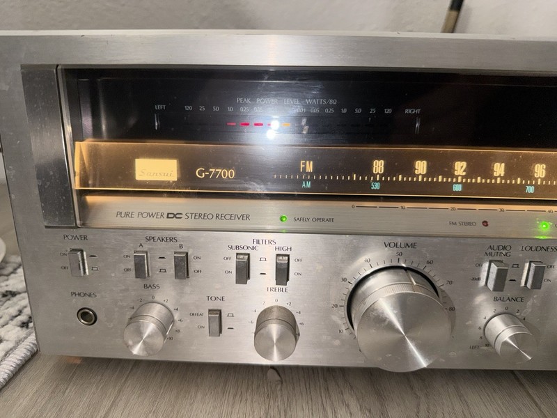 SANSUI G-7700 Vintage AM/FM Receiver 2 Channels 120 Watts gallery