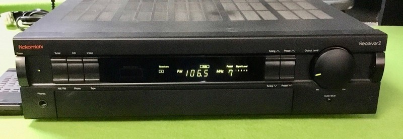 NAKAMICHI Receiver 2 Stereo Receiver. 55 WPC. Tested.