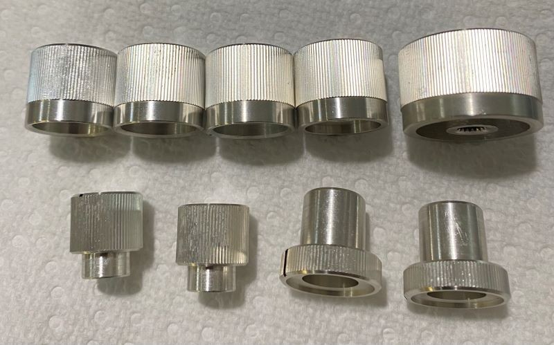 Sansui 2000 Receiver Original Complete Knob Set - OEM Parts with Collars gallery