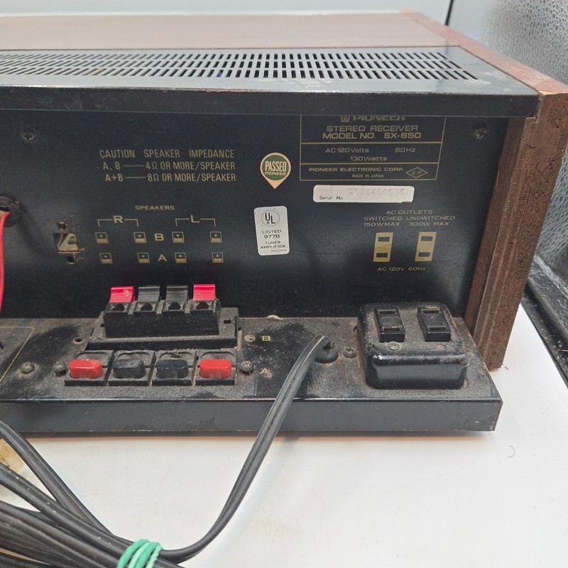 Pioneer SX-650 Stereo Receiver Read Description gallery