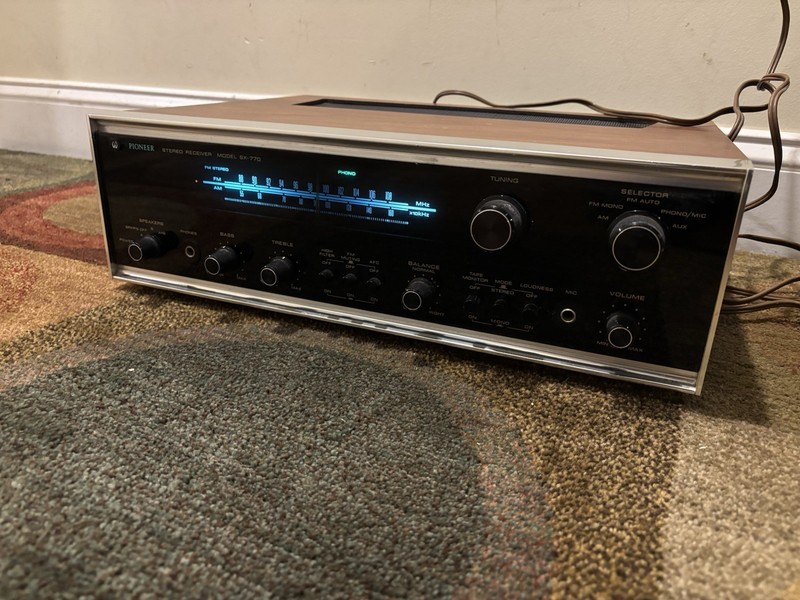 Pioneer SX-770 Receiver Working – For Parts