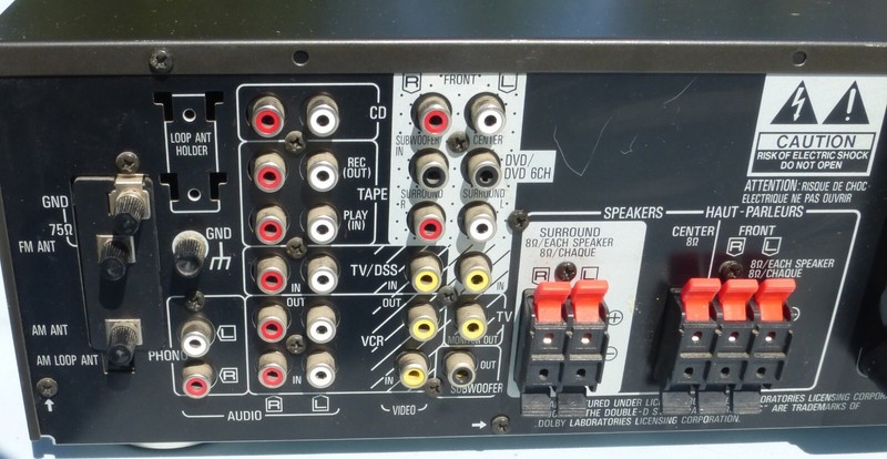 Technics AV Control 5.1 Chanel Stereo Receiver SA-AX530 PHONO Inspected/TESTED gallery