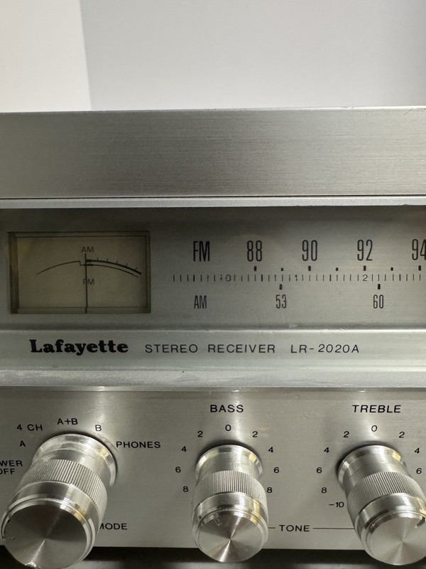 Vintage Lafayette LR-2020A AM / FM Stereo Receiver Wood Finish gallery