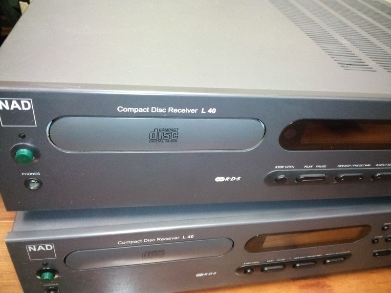 NAD L-40 Compact Disc Stereo 20 WPC W/ Receiver for parts/ repair gallery