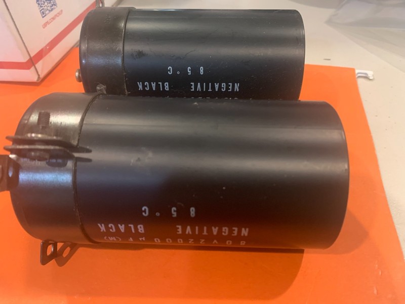 Pioneer SX-1250 Stereo Receiver Part Out - Filter Capacitor Pair + Clamps gallery